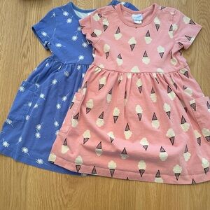 Hanna Andersson 4T Dresses (2) - Casual Short Sleeve with pockets!